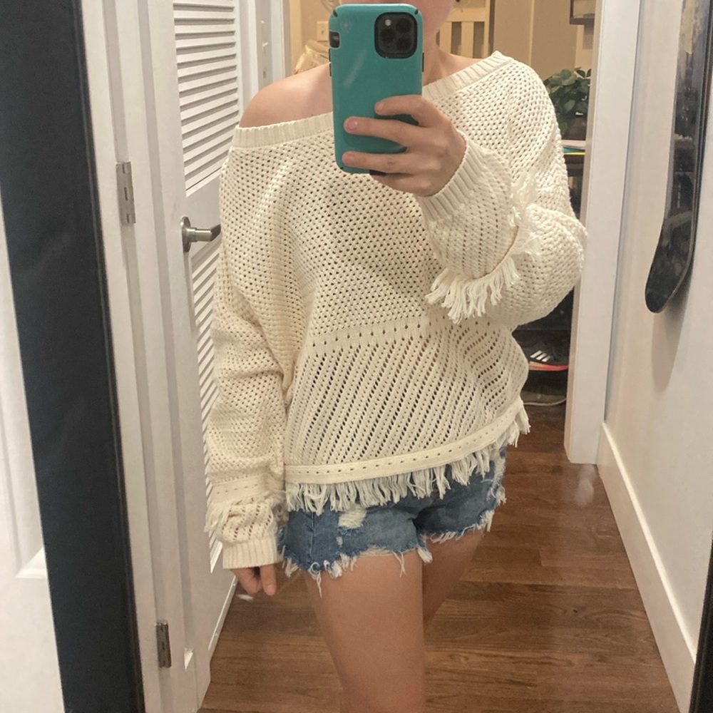 Neverworn beach knit